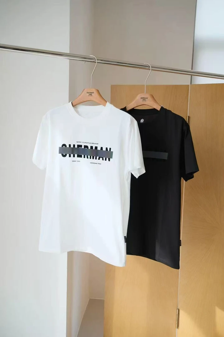 小雅姐姐  夏季美式薄款胸前字母休闲短袖T恤IX60