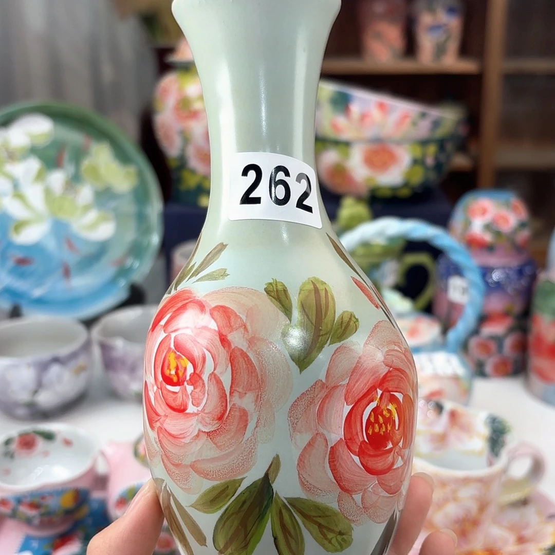 景德镇手绘高温釉下彩陶瓷茶具