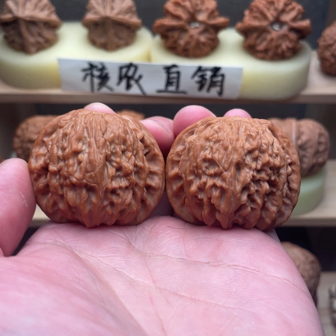 周***王文玩核桃吊坠磨盘41.5