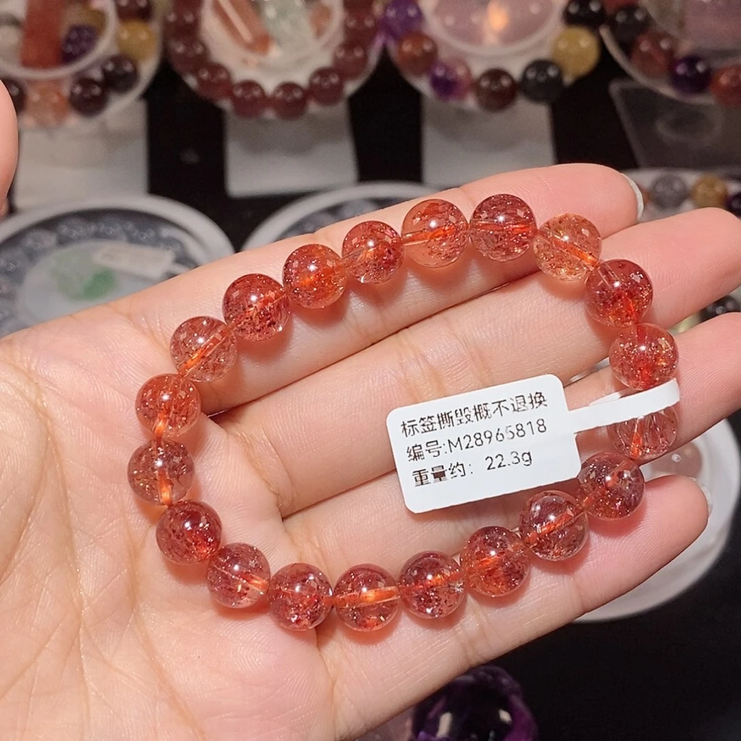 M***Y水晶手链未镶嵌金草莓手链J