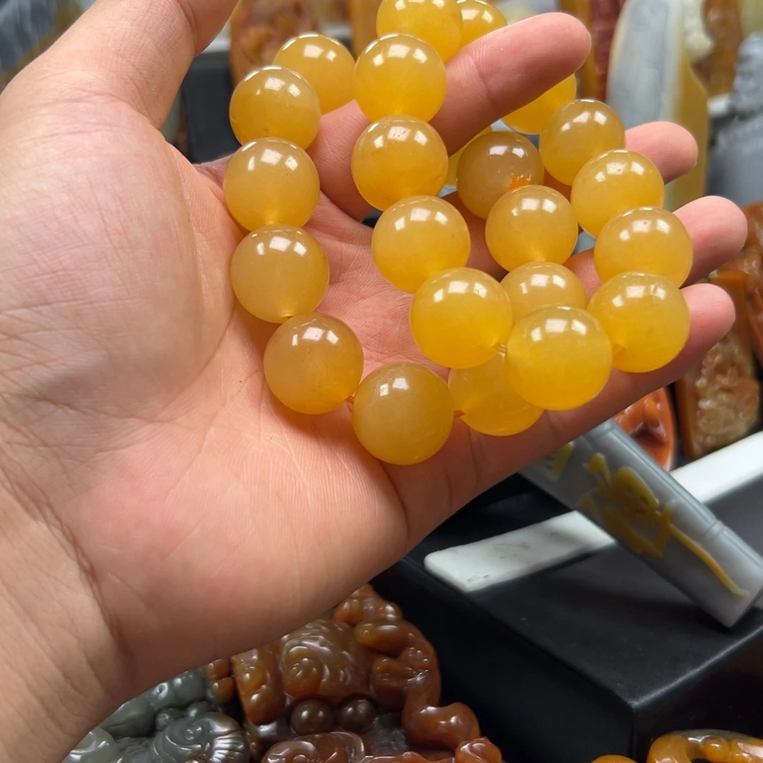 石英质玉（黄龙玉）未镶嵌黄龙玉