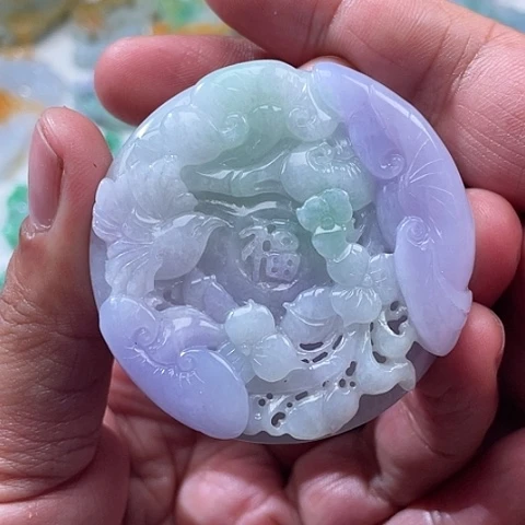 翡翠未镶嵌颈饰翡玉缘翡翠