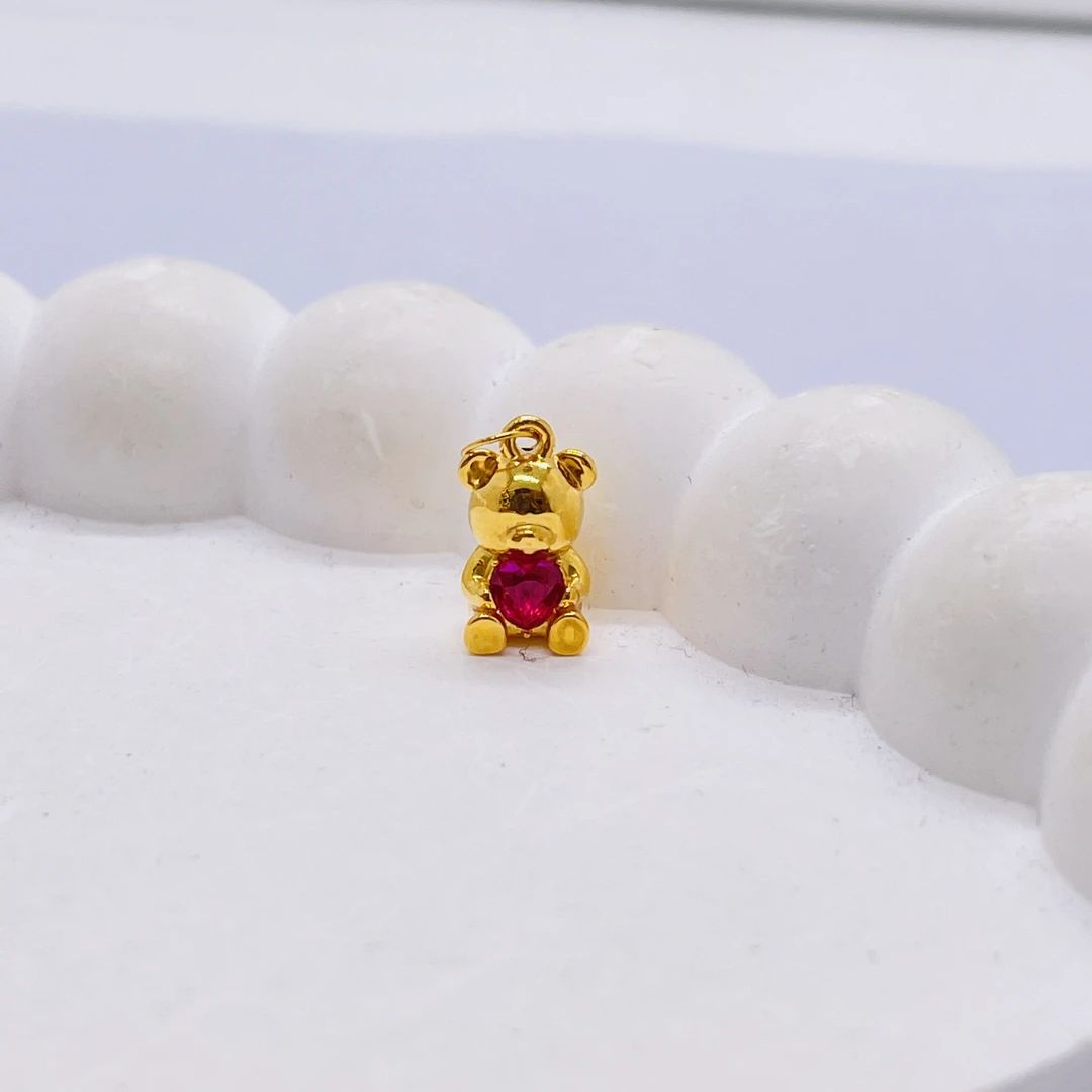 【小凤专属xf】18k金小熊百搭滴露 xf