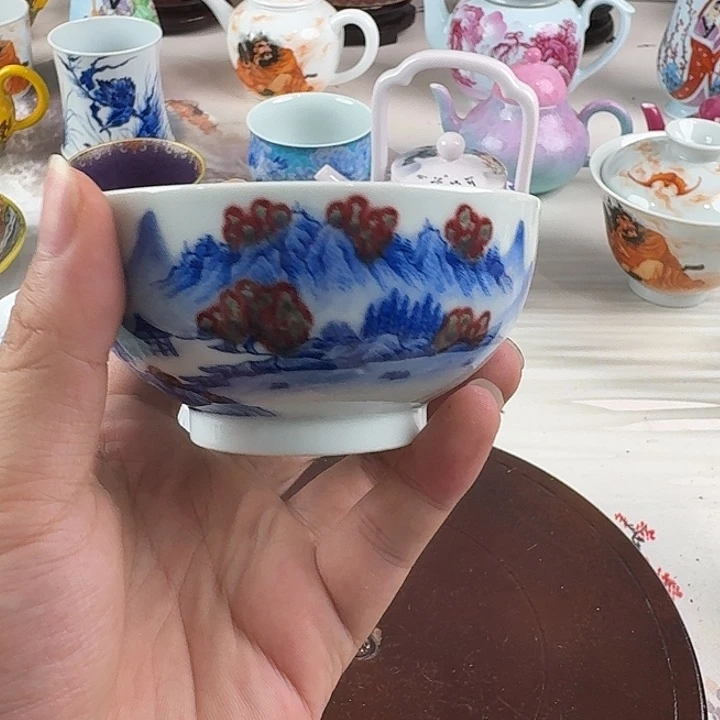 摆件景德镇陶瓷老厂瓷35