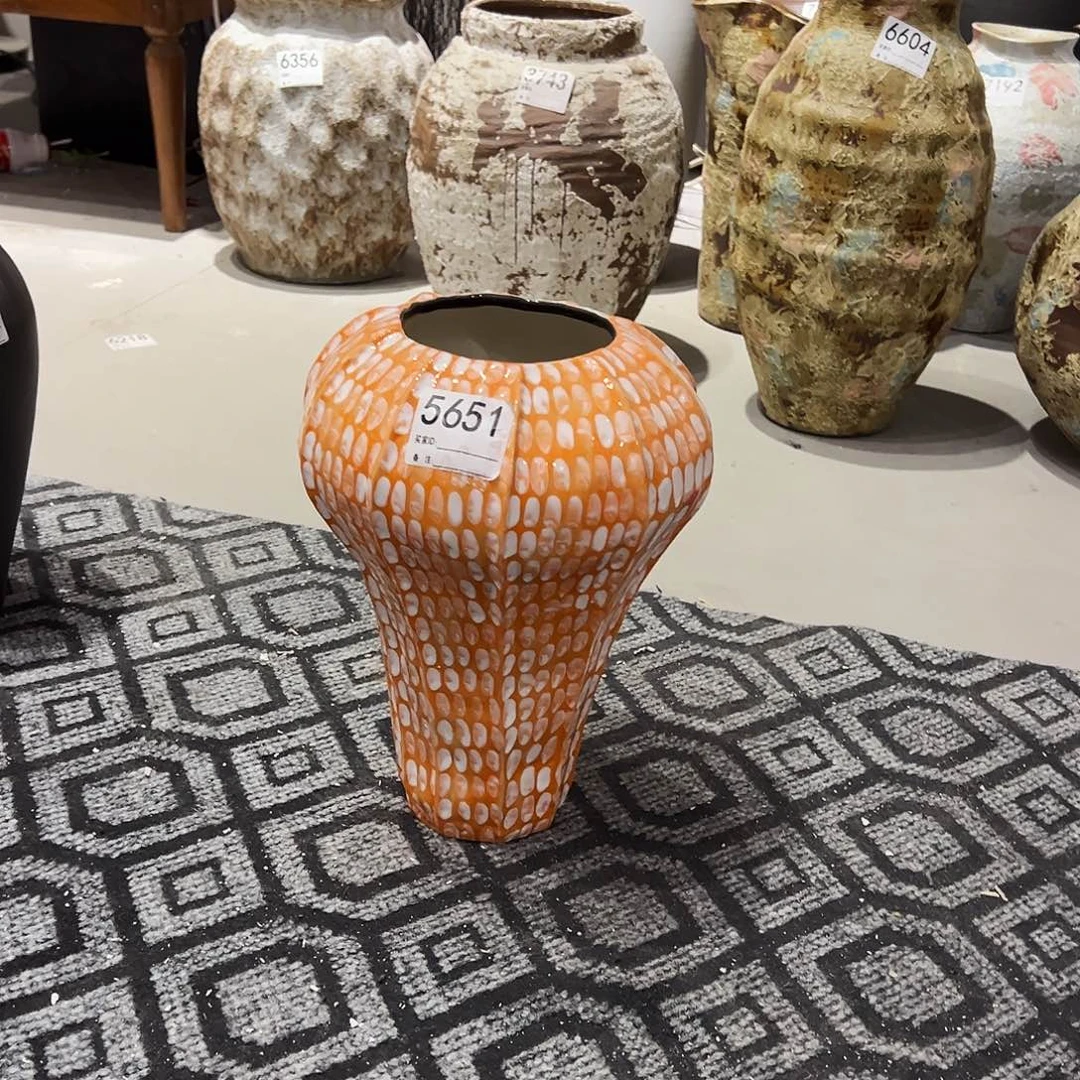 瓶5651高31口11陶瓷花瓶无孔