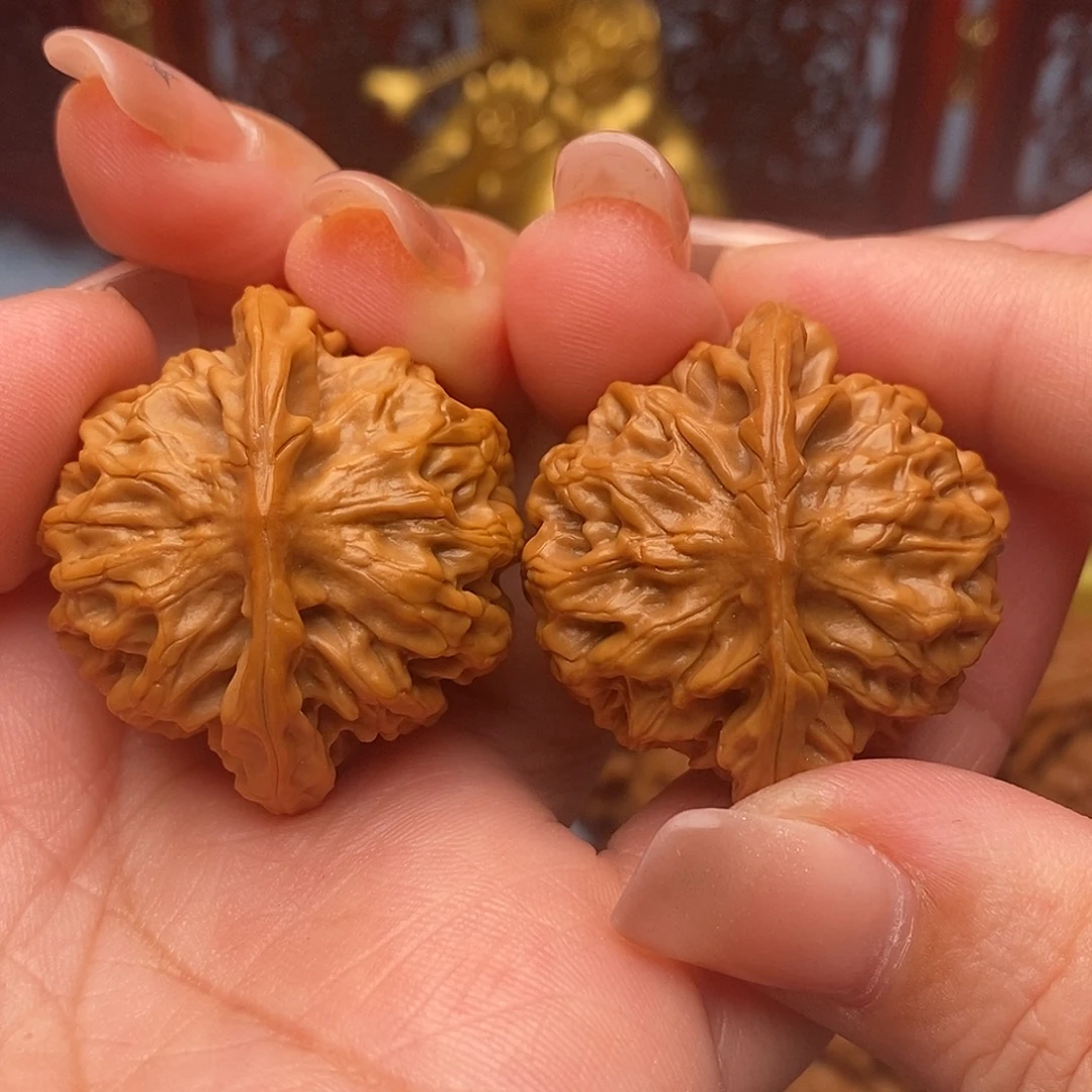 把件文玩核桃35全品绝配野生秦闷