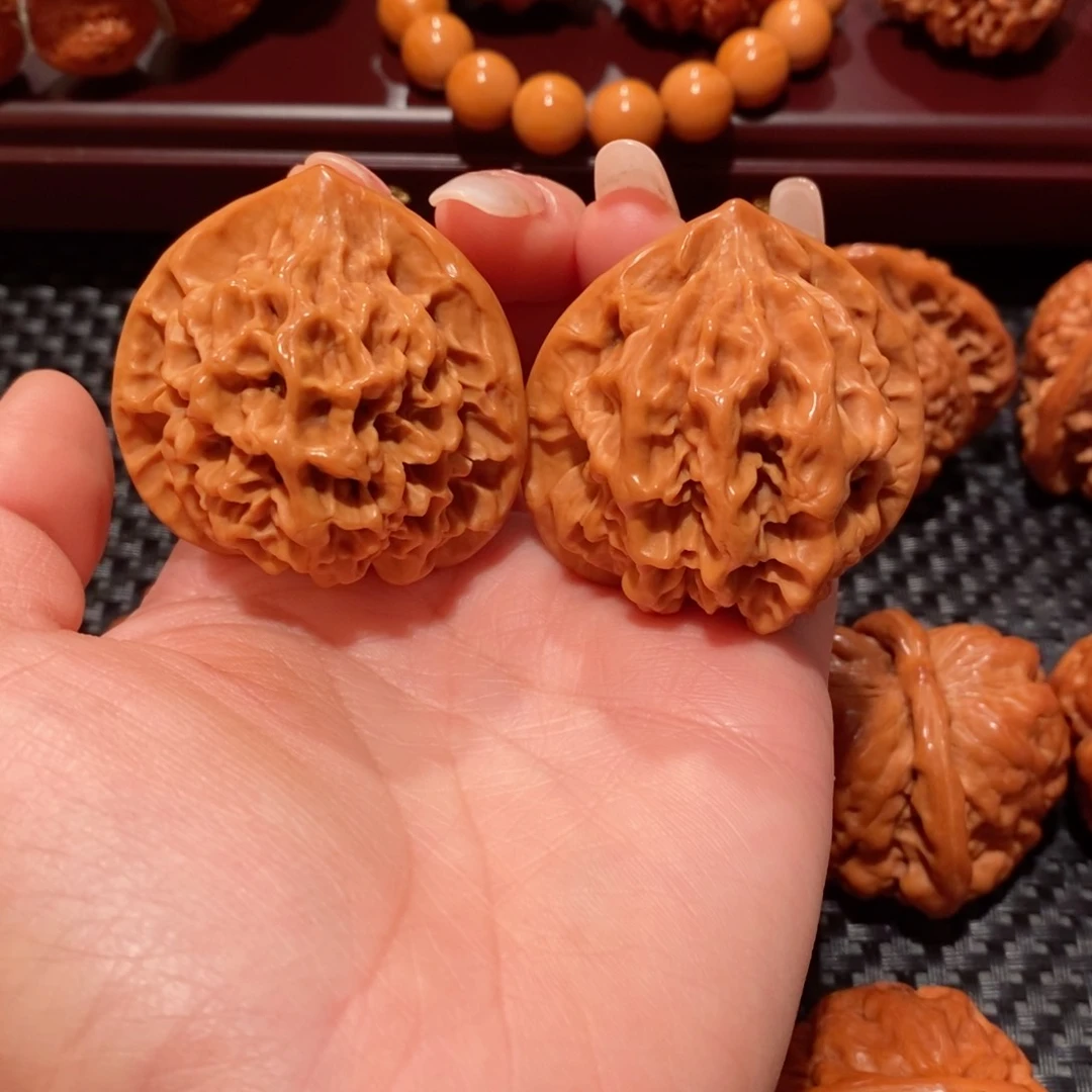 文玩核桃把件趙*子龙鳞纹