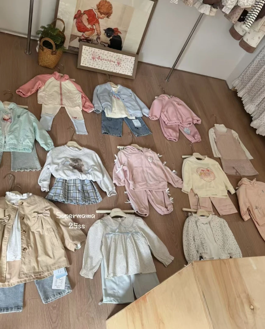 (青仓N0退换)152-200抹茶25夏品牌童装跑量价