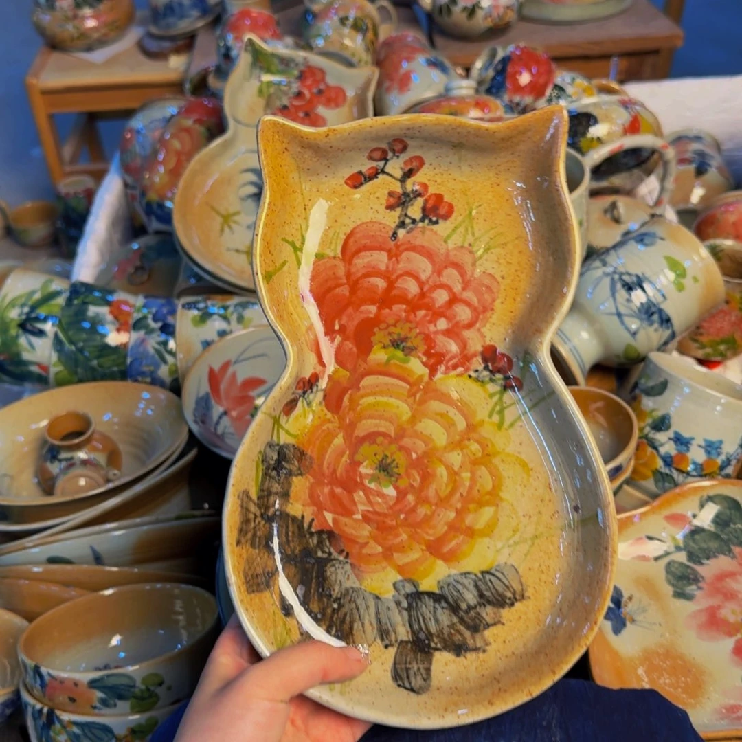 瓷片景德镇陶瓷手工手绘