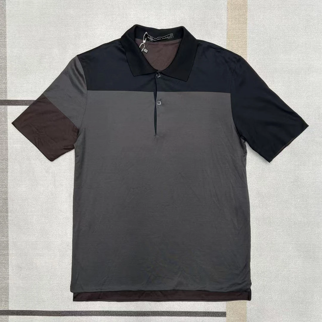 全新未使用 Balenciaga/巴黎世家 短袖夏季男士凉感poloT恤