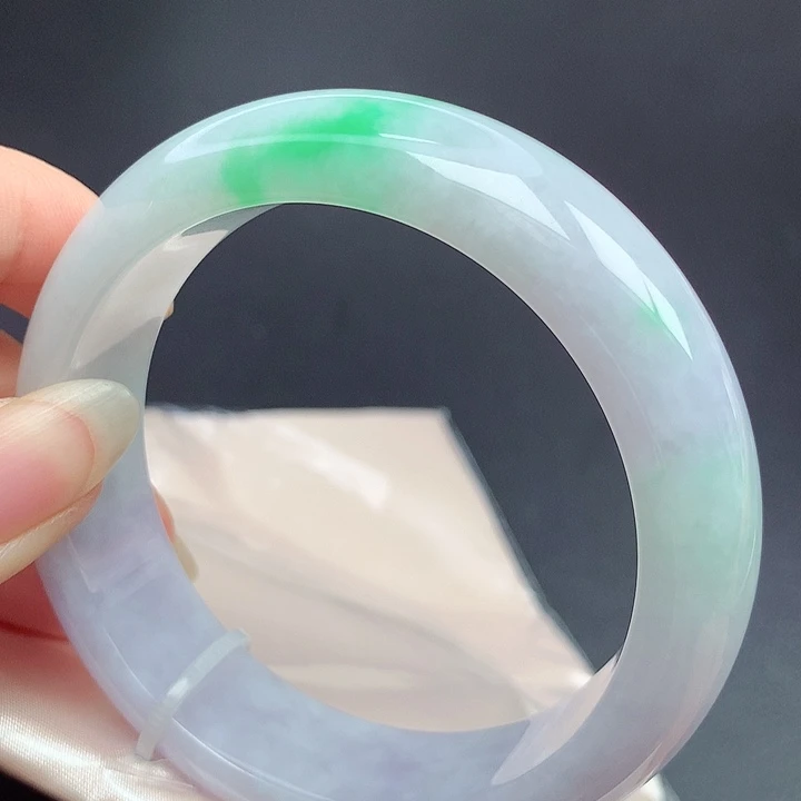 翡翠未镶嵌手镯58.5圈口