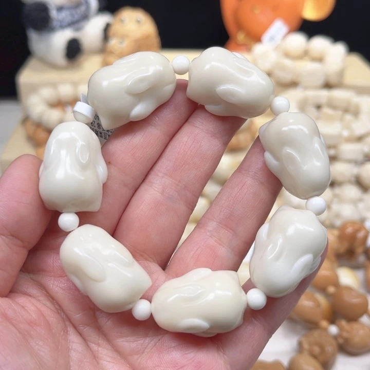 菩提根/象牙果吊坠趴趴兔小尺寸1-26-14