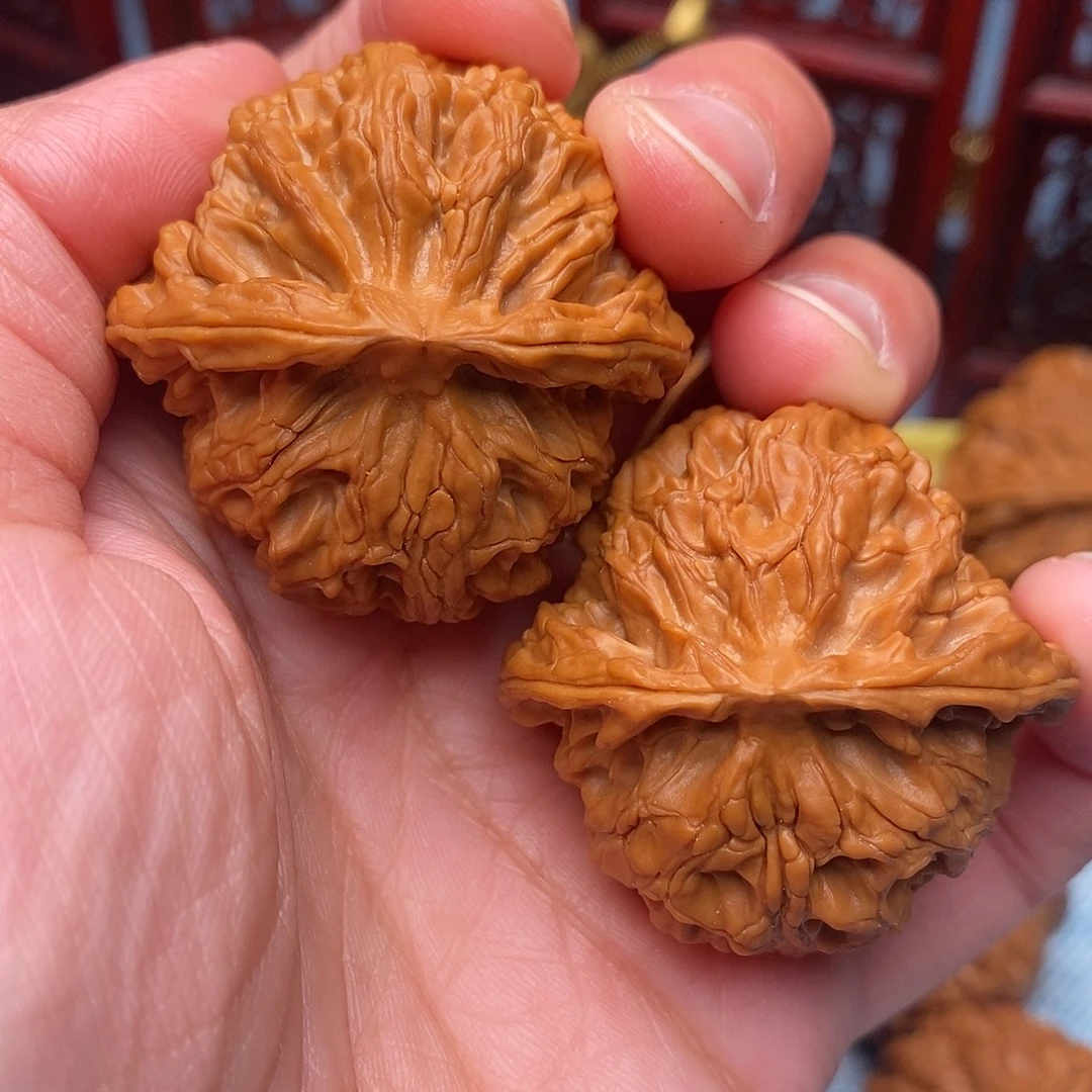 把件文玩核桃全品肉球苹果39尺