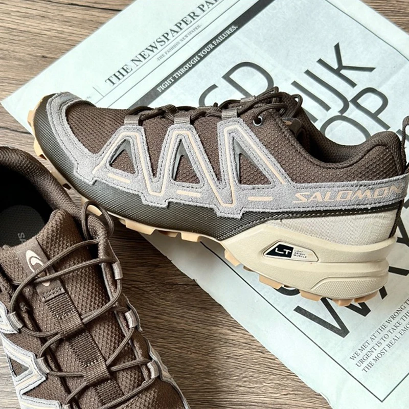 Salomon萨洛蒙 Speedcross 3 棕色 低帮户外运动跑步鞋 476036