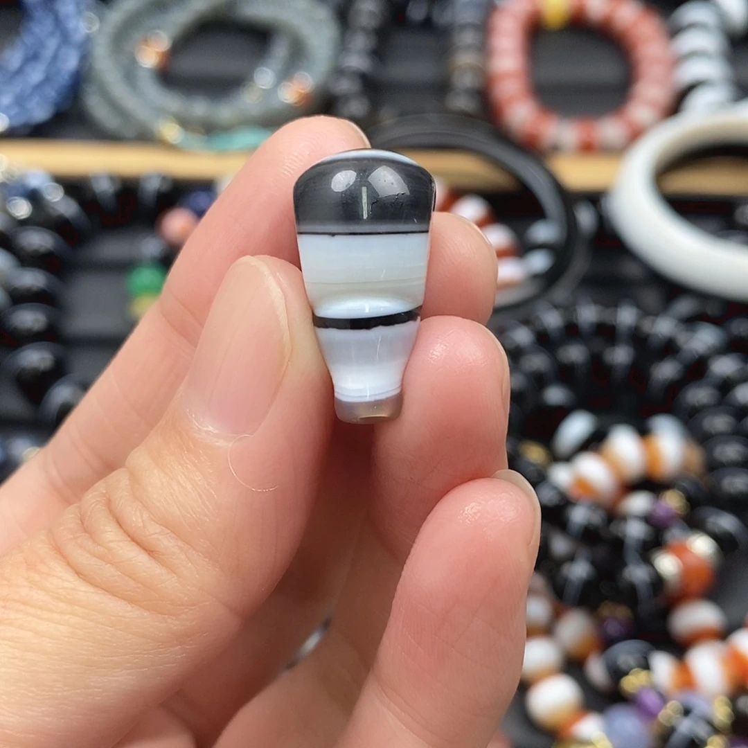 玛瑙/玉髓玛瑙单珠未镶嵌登*