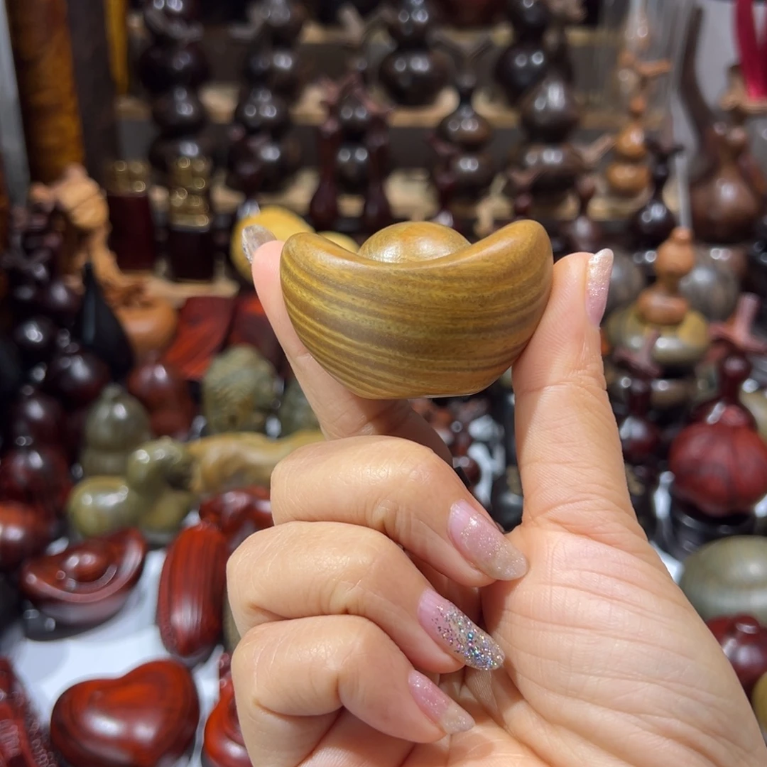 香榧木绿檀绿檀元宝