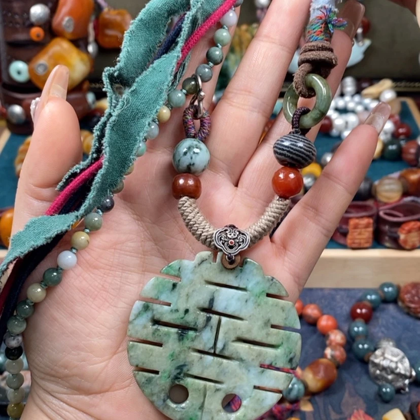 【闪购商品】翡翠颈饰未镶嵌项链