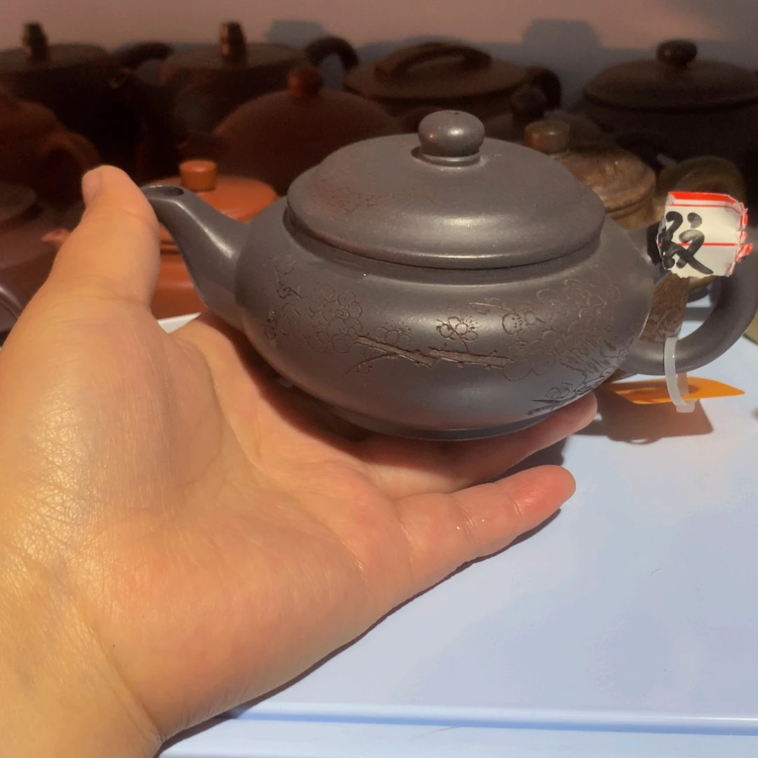 紫砂公道杯踏**弦宜兴风格化
