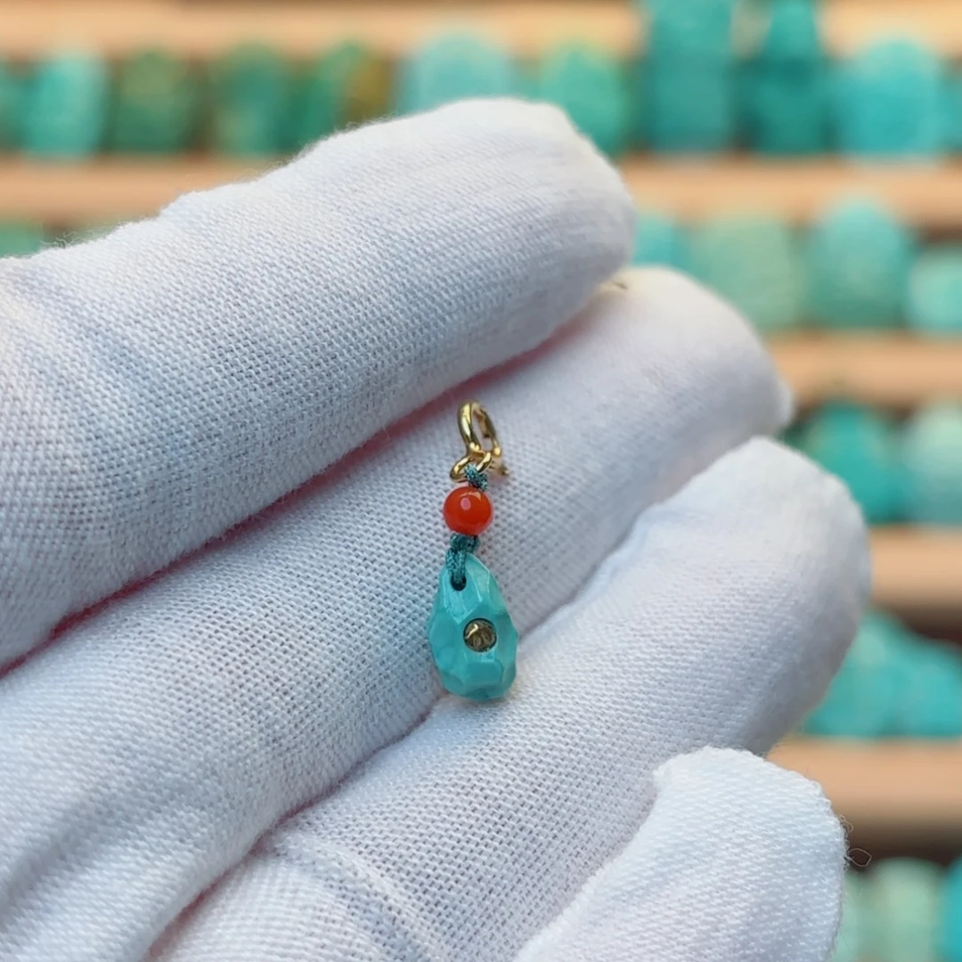 绿松石未镶嵌配饰