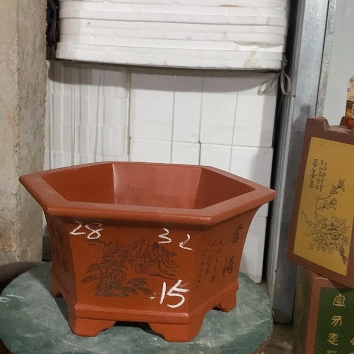 紫砂花盆紫砂花盆