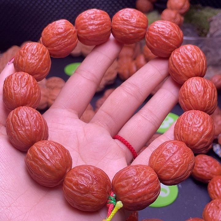 手串文玩核桃光头大枣21+