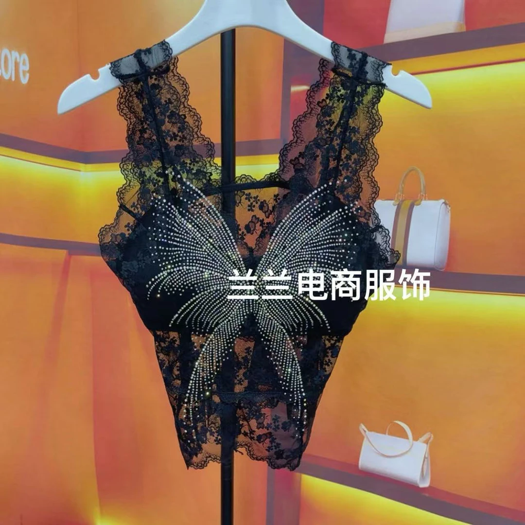 2366款升级女背心打底时尚亮钻洋气百搭显瘦内搭