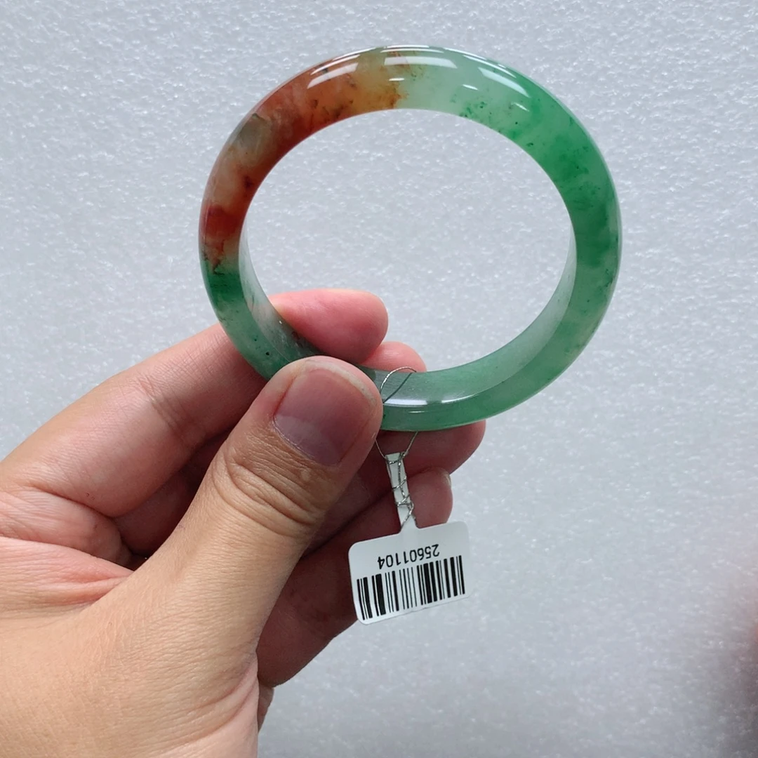 石英质玉未镶嵌手镯青青-55-多人