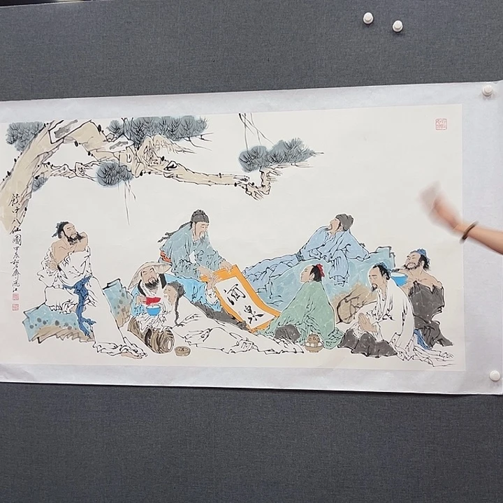 国画书画作品多次