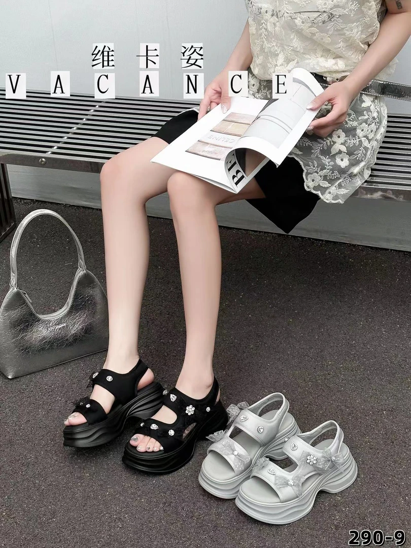 2909新款高品质厚底超轻舒适减龄凉单鞋