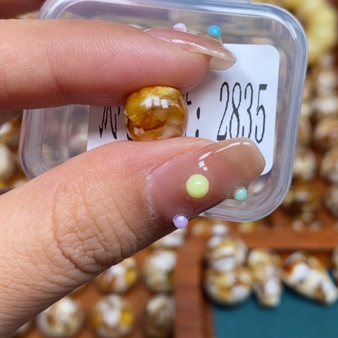 把件猴头核桃沁色圆珠老型2835