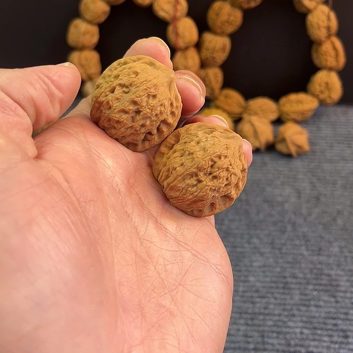 文玩核桃把件公子帽手捻全品34尺