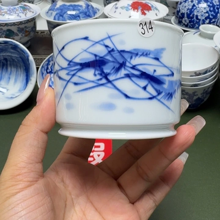 景德镇纯手工手绘茶器蒙蒙