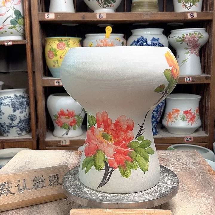 陶蘑菇牡丹陶瓷 新款新款陶瓷陶瓷