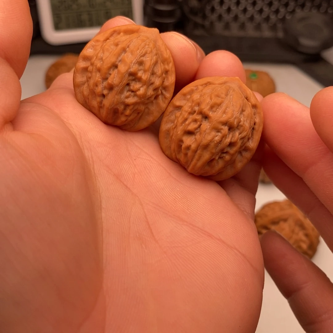 文玩核桃把件29小红袍