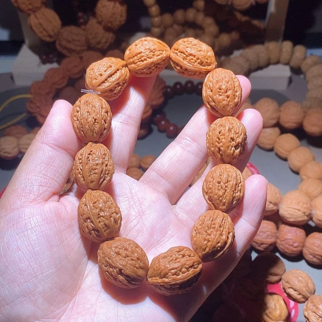 文玩核桃手串19尺枣型手串