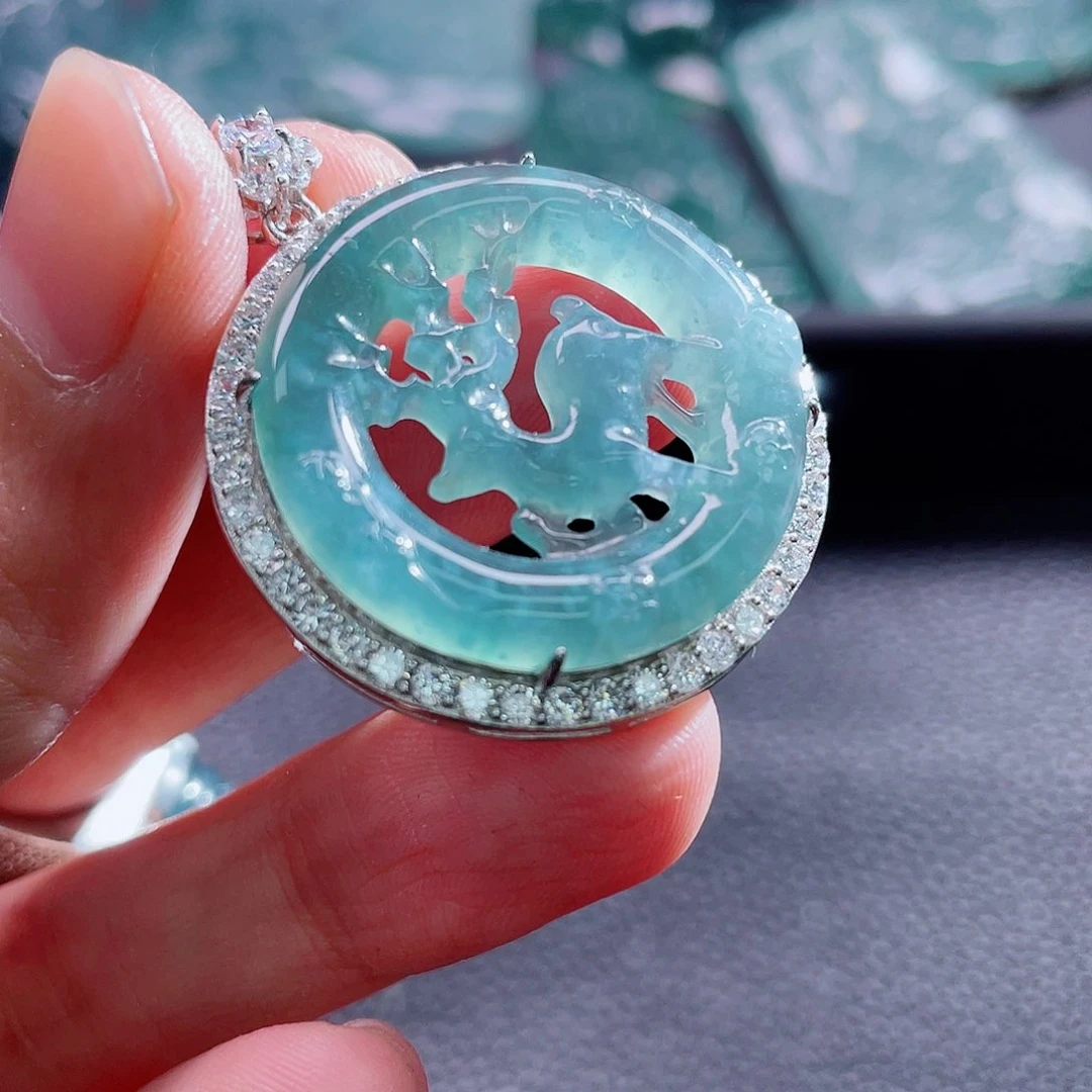 翡翠颈饰未镶嵌86498628966