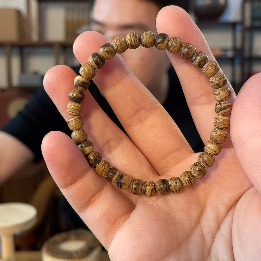 沉香手串达拉干5mm✖️6mm,3g