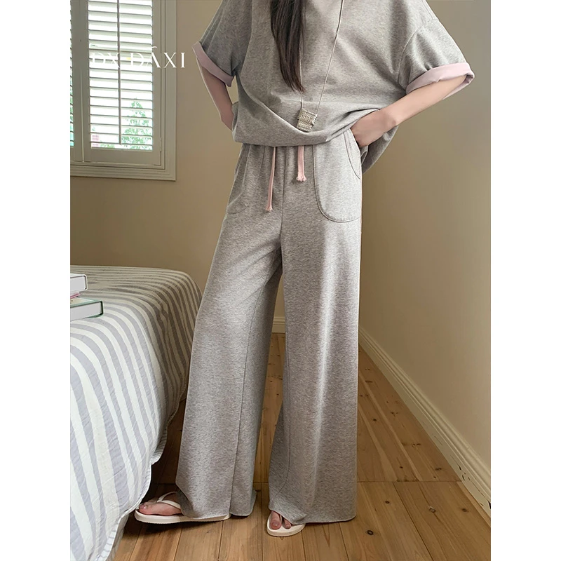 代大喜【清凉夏意】裤子女款爆款2025新款短裤百搭休闲裤宽松阔腿裤