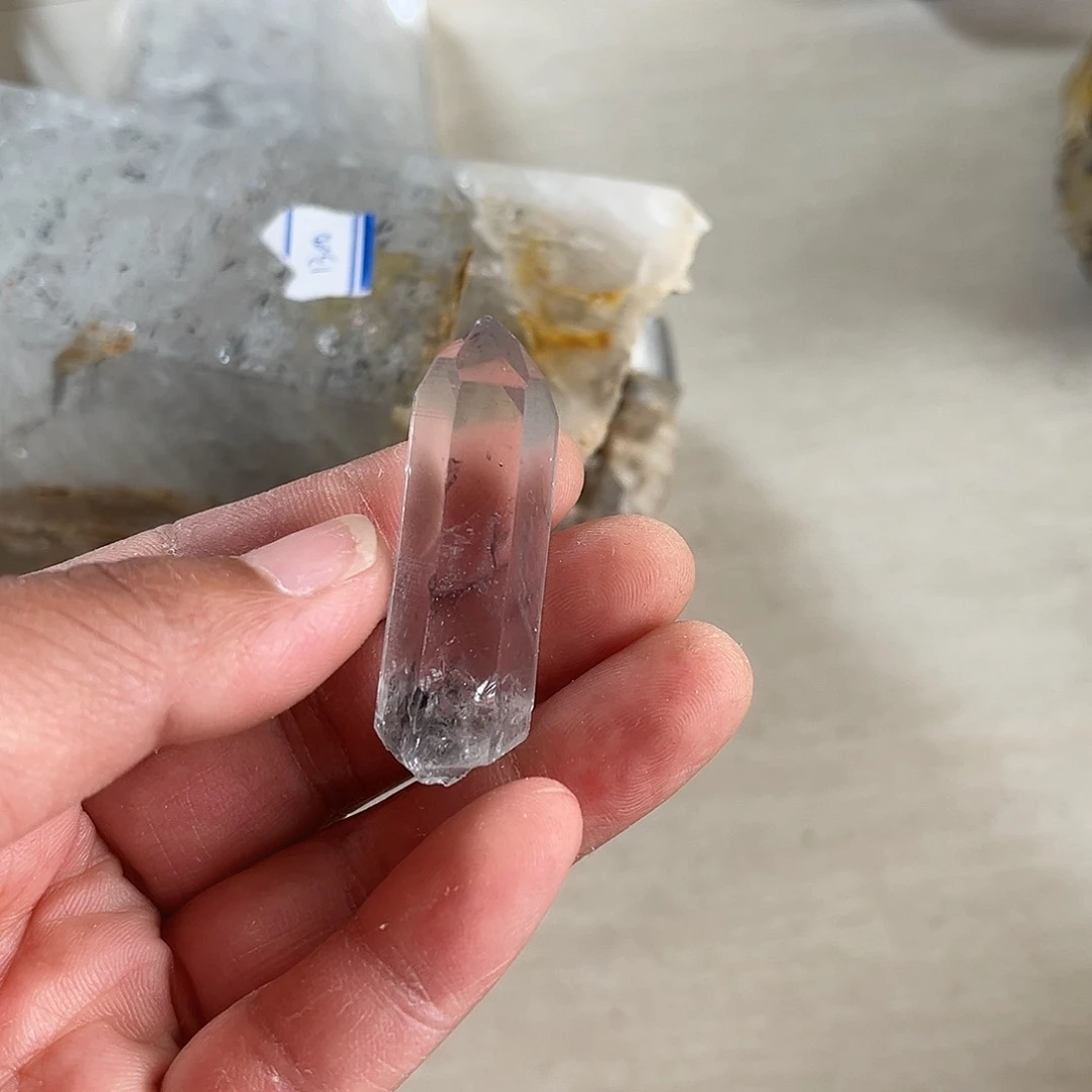 天然水晶原石未镶嵌水晶旧*光