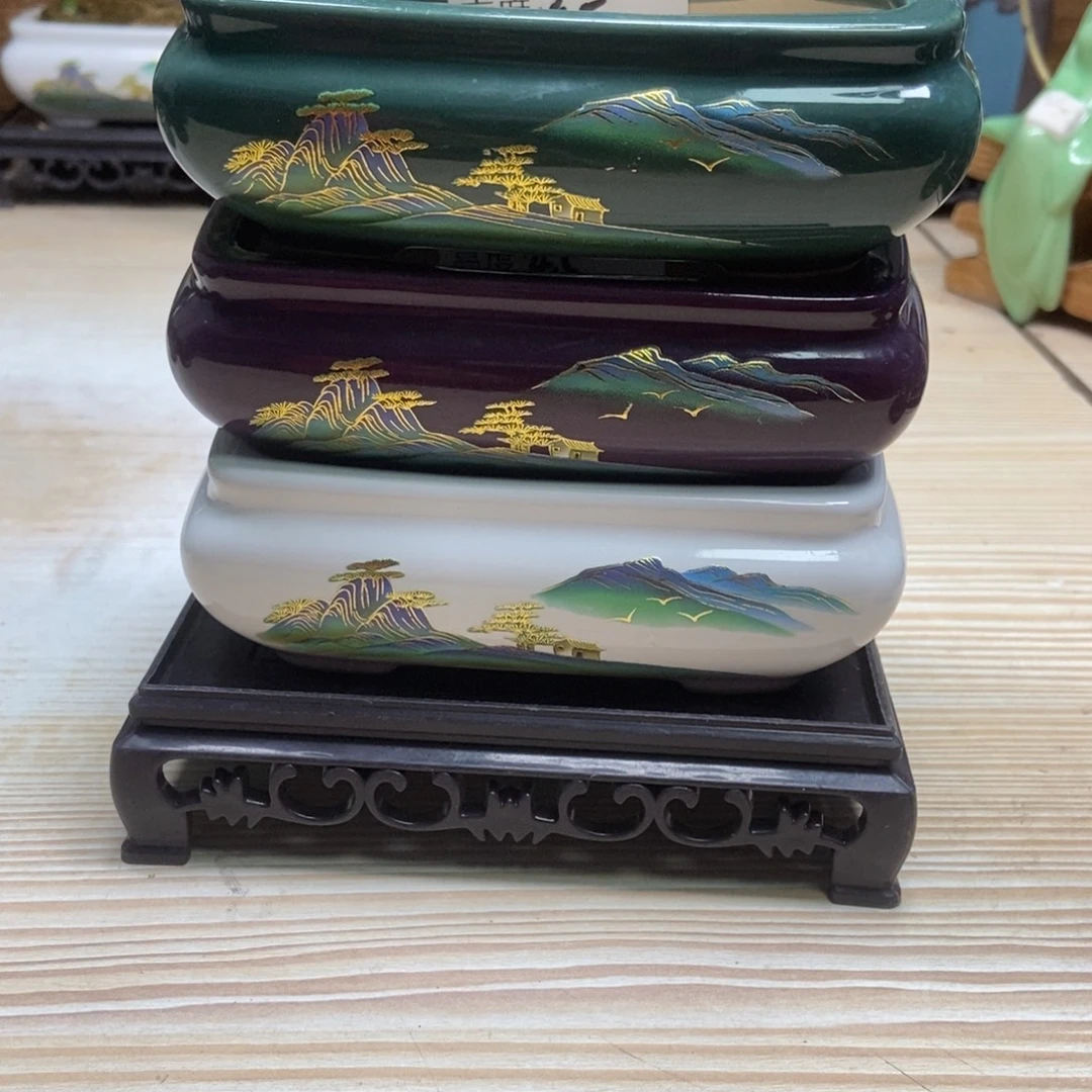 瓷片陶瓷花盆陶瓷艺术