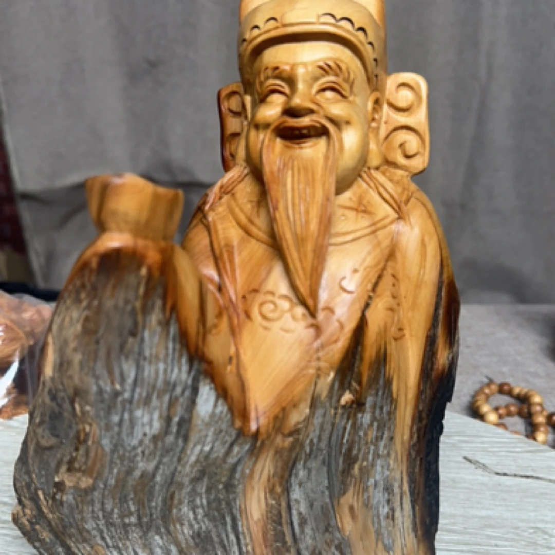 崖柏根雕天然随型工艺精美摆件