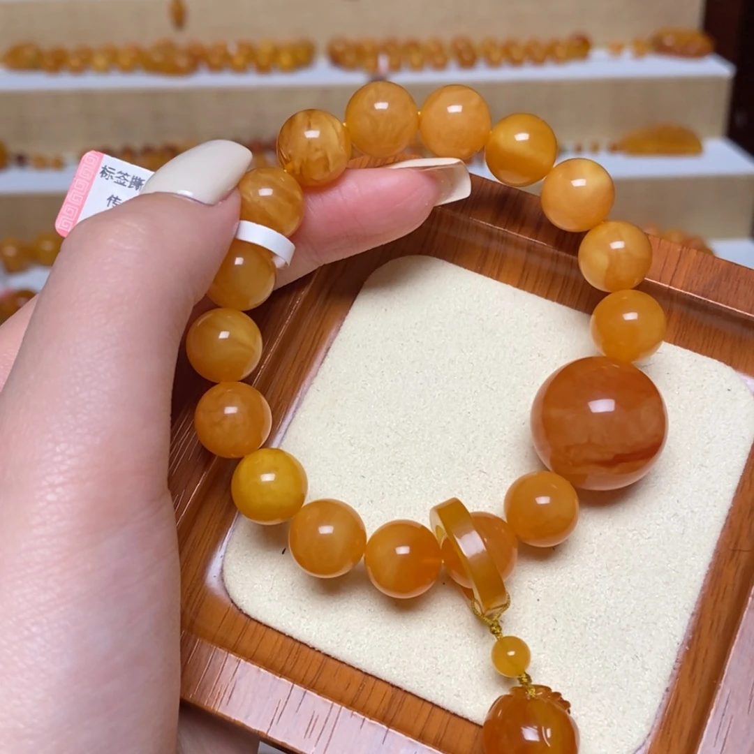 【闪购商品】未镶嵌蜜蜡手链手串