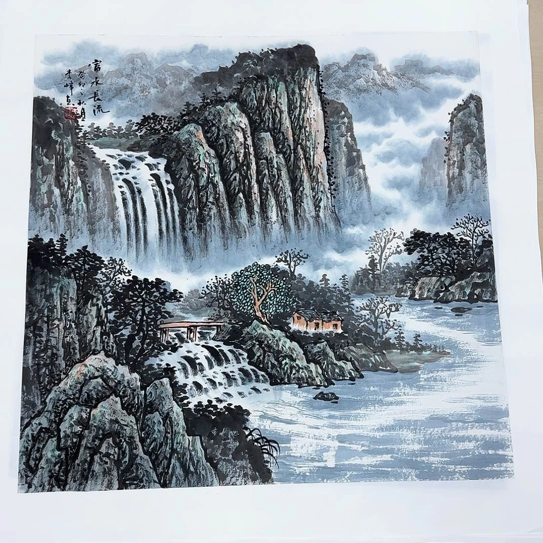 国画国画作品展。国画