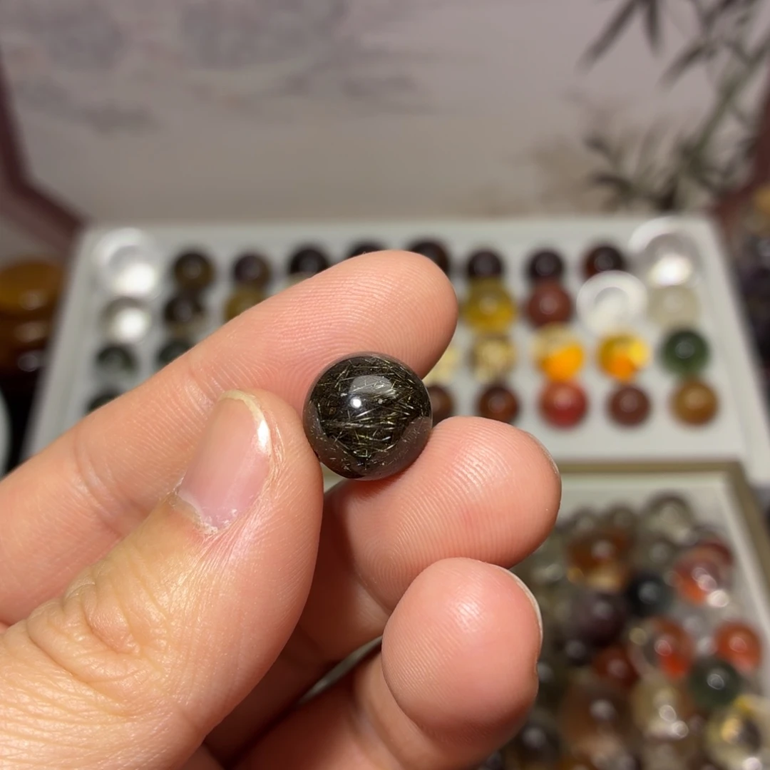 未镶嵌水晶手链12.5mm黑铜发