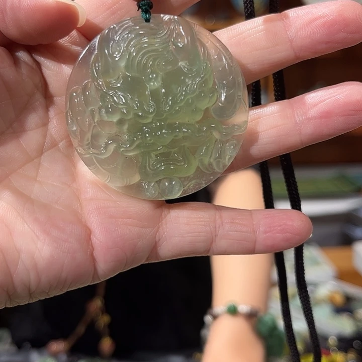 未镶嵌岫玉毛衣链