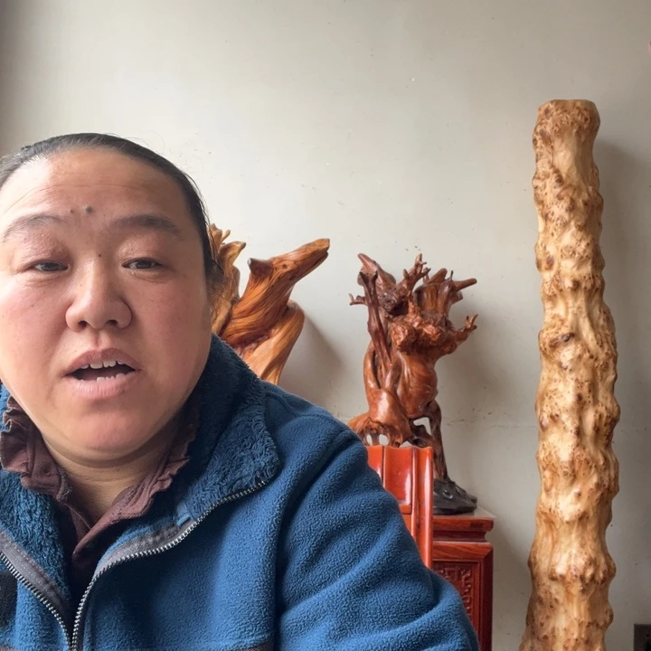 艺***）柏木太行崖柏摆件上车