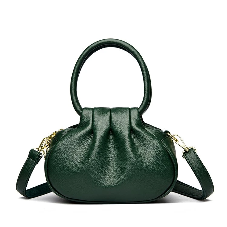 上新个性洋气轻奢精致抽带女包2025春夏季时尚简约单肩包纯色包