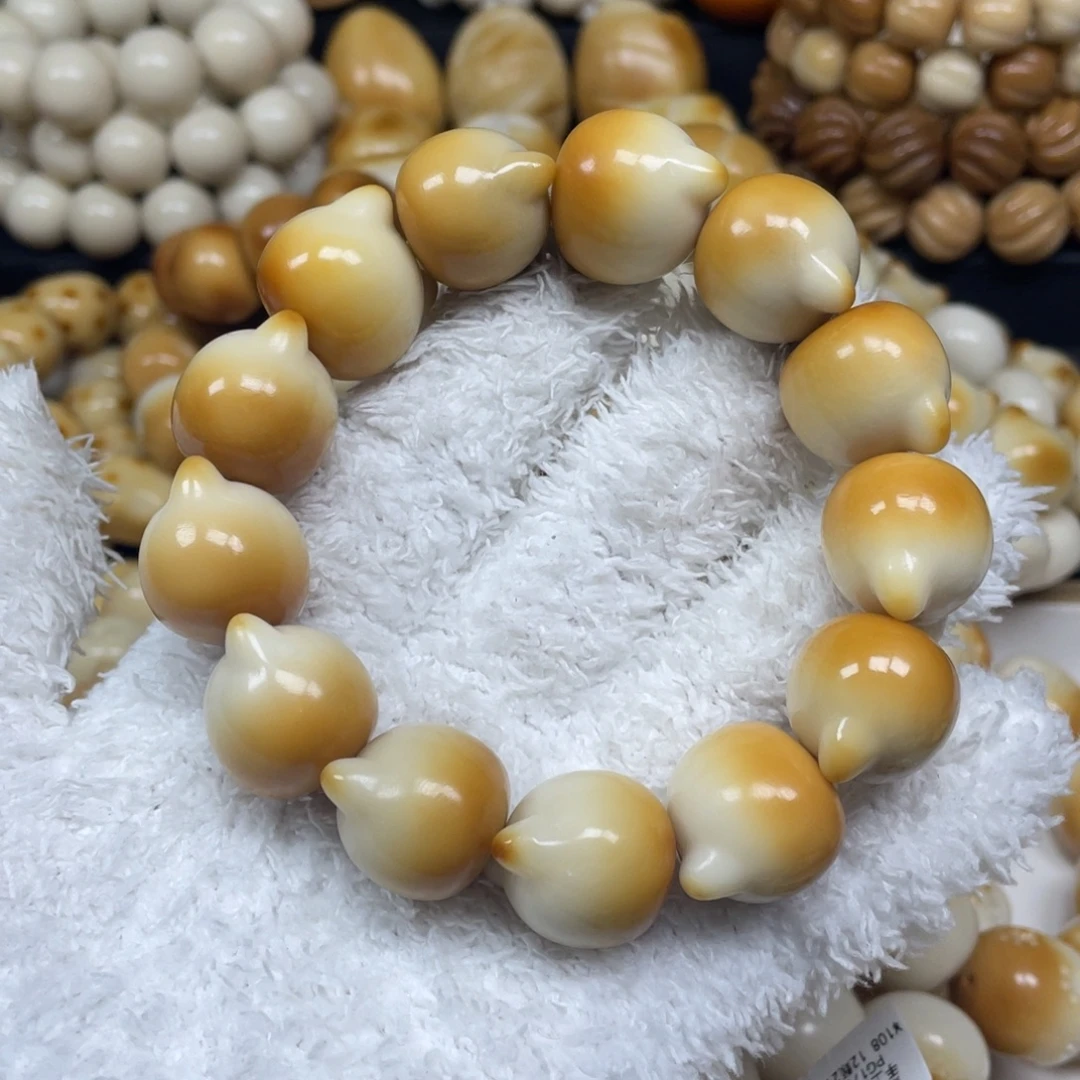菩提根/象牙果手串12.27.2 微瑕猫头