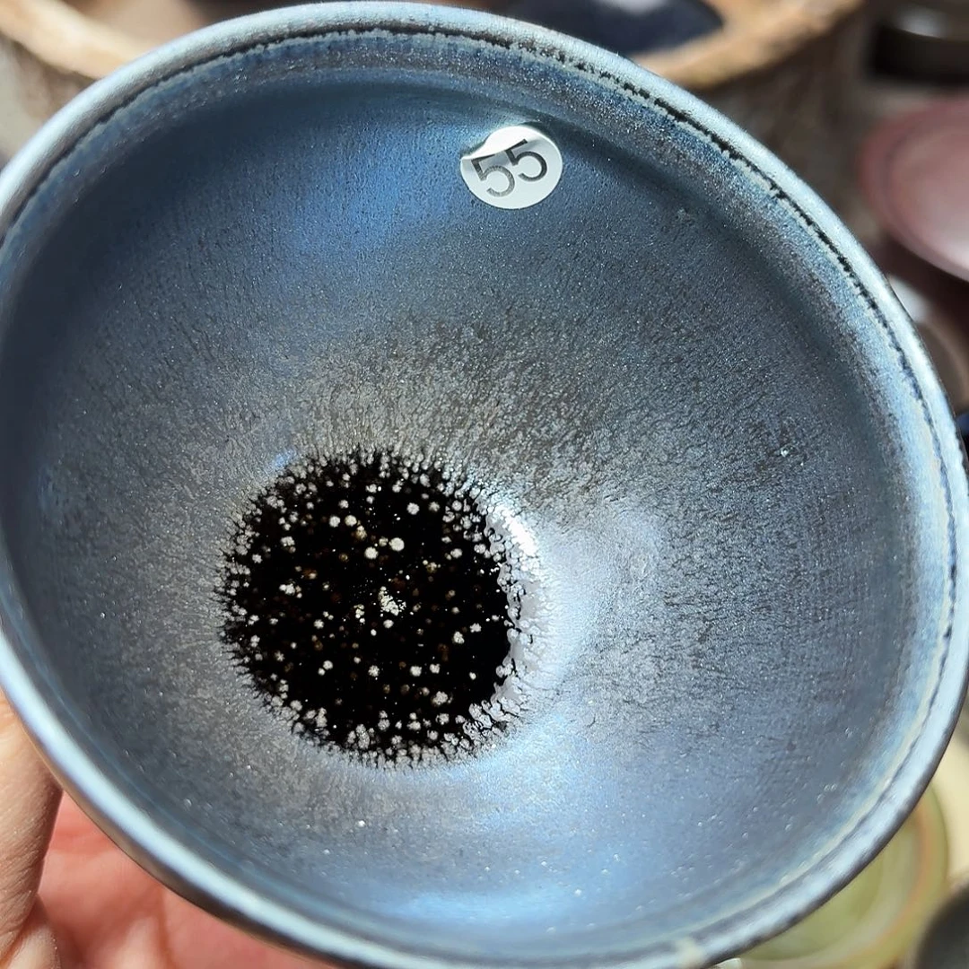 茶盏义兴龙窑建盏55微瑕