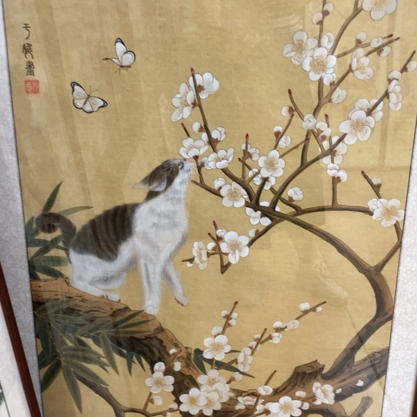 【闪购商品】国画手绘国画工笔带框